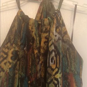 Halter Dress with beautiful colors.